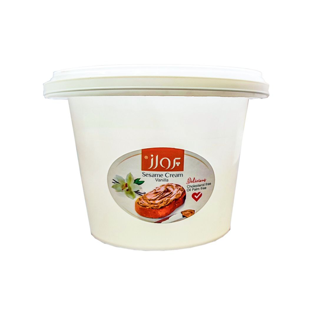 کرم کنجد ساده وانیلی